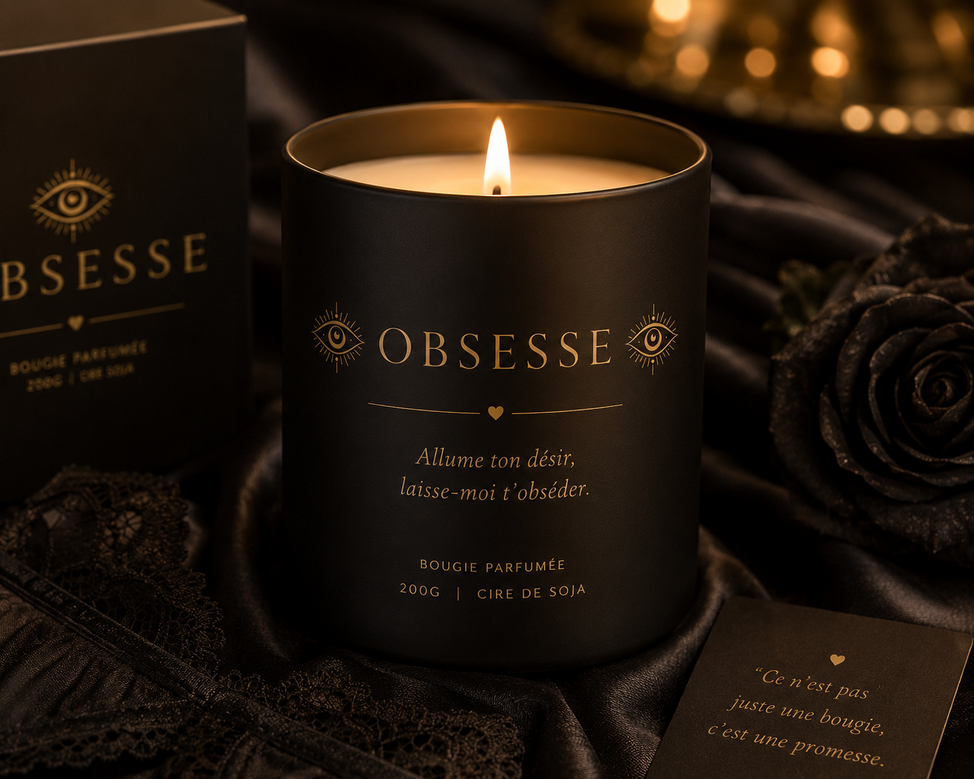 Bougie de massage OBSESSE